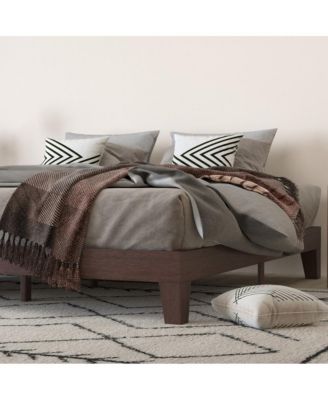 Eduardo Platform Bed Frame, Solid Wood Platform Bed Frame With Slatted Support, No Box Spring Needed