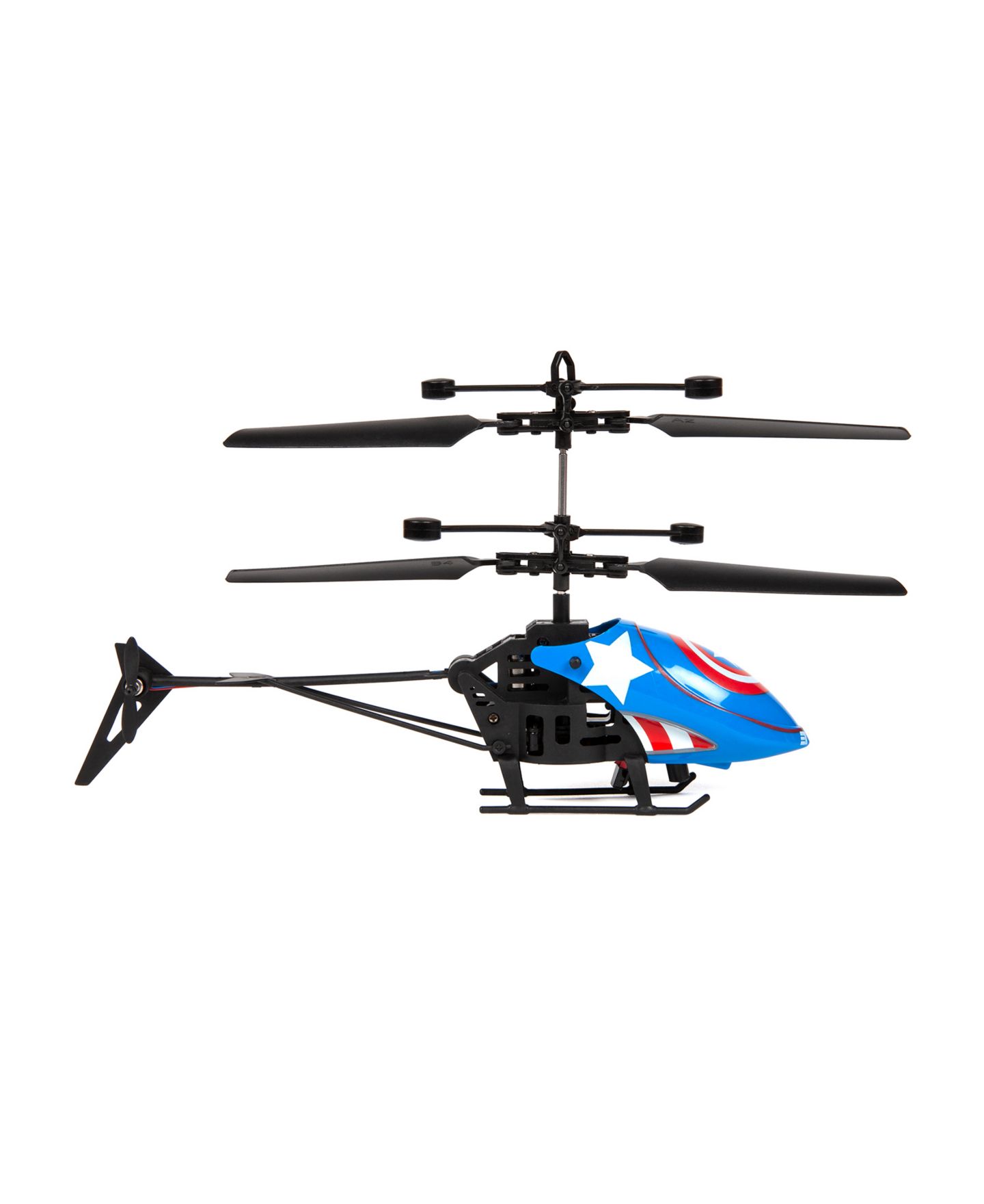 Детская игрушка World Tech Toys Marvel Captain America 2-Channel Motion-Sensitive Mini IR RC Helicopter — фото 2