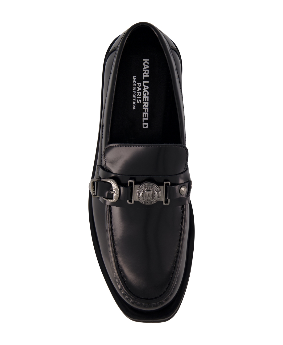 Karl Lagerfeld Paris White Label Loafer In Black