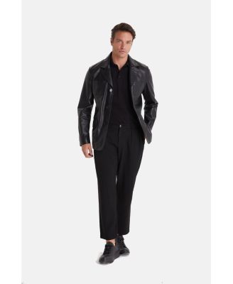 Men's Safari Jacket, Black