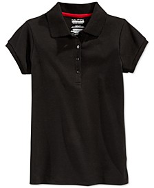 Little Girls Short Sleeve Interlock Polo Shirt