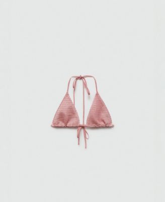 Women's Metallic Thread Bikini Top
