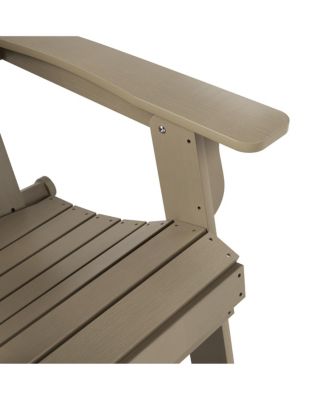 Outdoor Patio All-weather Folding Adirondack Chair