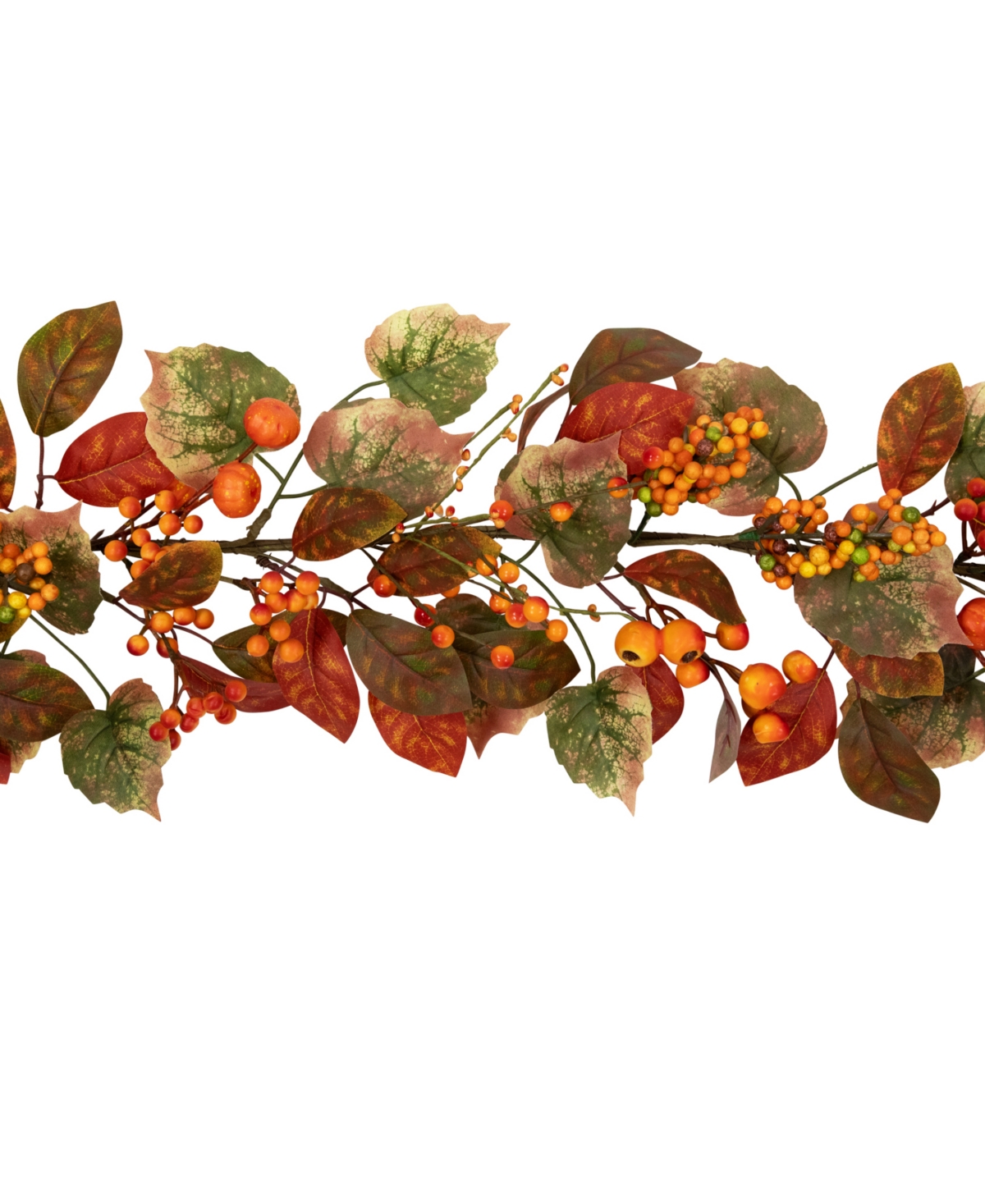 Northlight Pumpkins And Berries Artificial Fall Harvest Garland In Orange