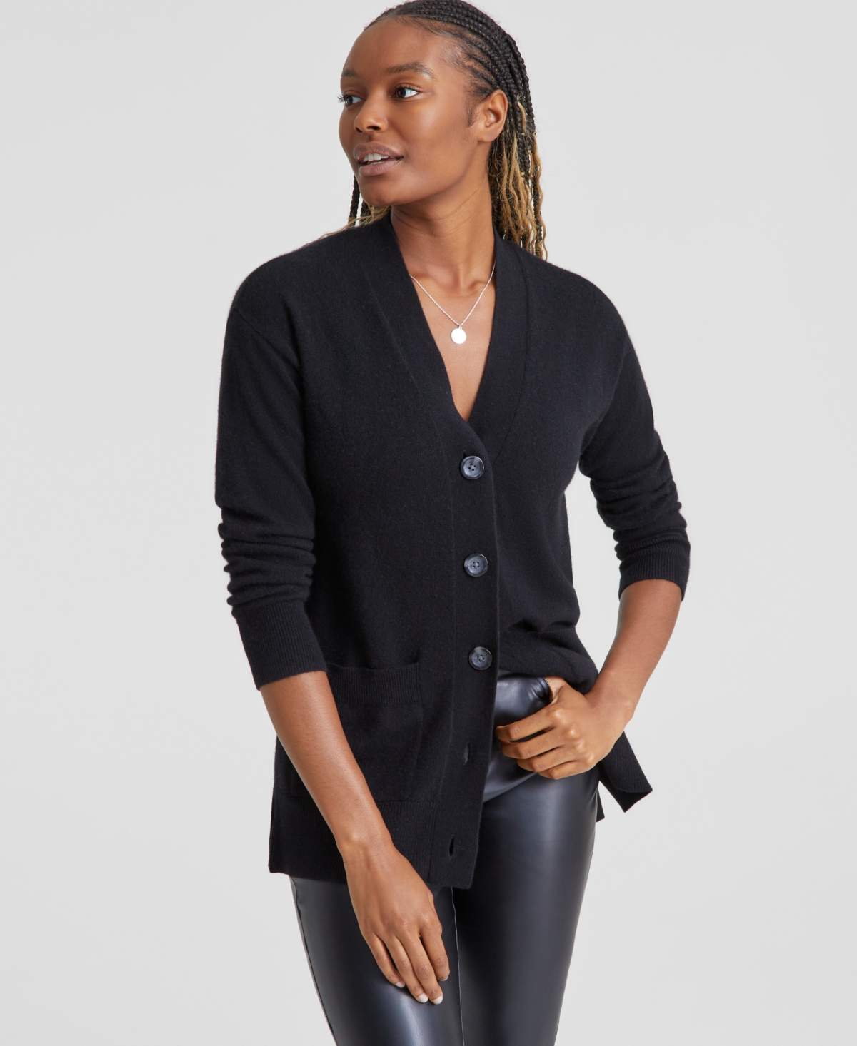Charter club cashmere cardigan discount