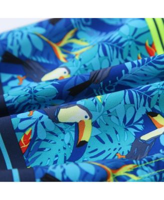 Boys 4-Way Stretch Quick Dry Board Shorts Swim Trunks with Mesh Lining UPF50+