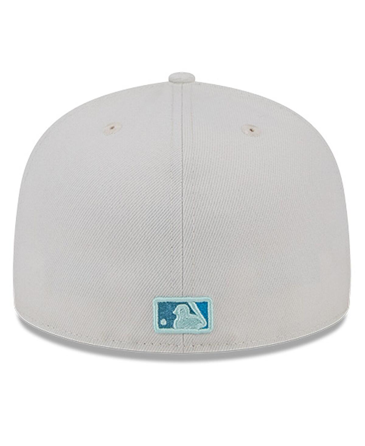 New Era Men'sBoston Red Sox Stone Mist 59FIFTY Fitted Hat - Khaki
