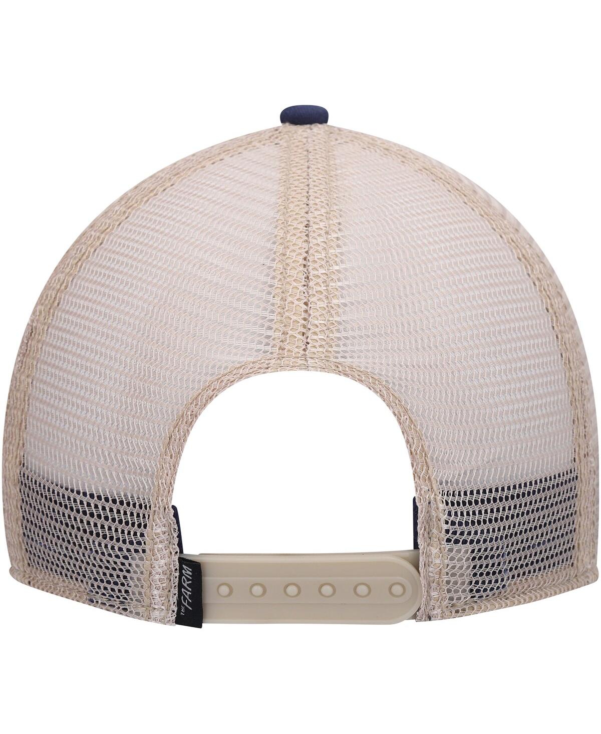 Goorin Bros Men'sRed The Rooster Trucker Snapback Hat - Navy, Red