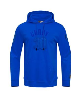 Men's Stephen Curry&nbsp;Royal Golden State Warriors Triple Tonal Player Pullover Hoodie