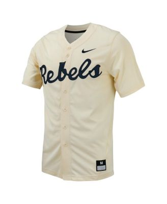 Men's Ole Miss Rebels Replica Full-Button Baseball Jersey