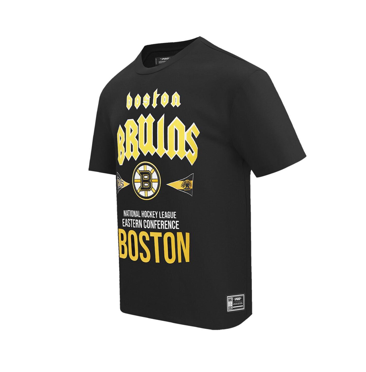Мужская футболка Pro Standard Black Boston Bruins City Tour — фото 4