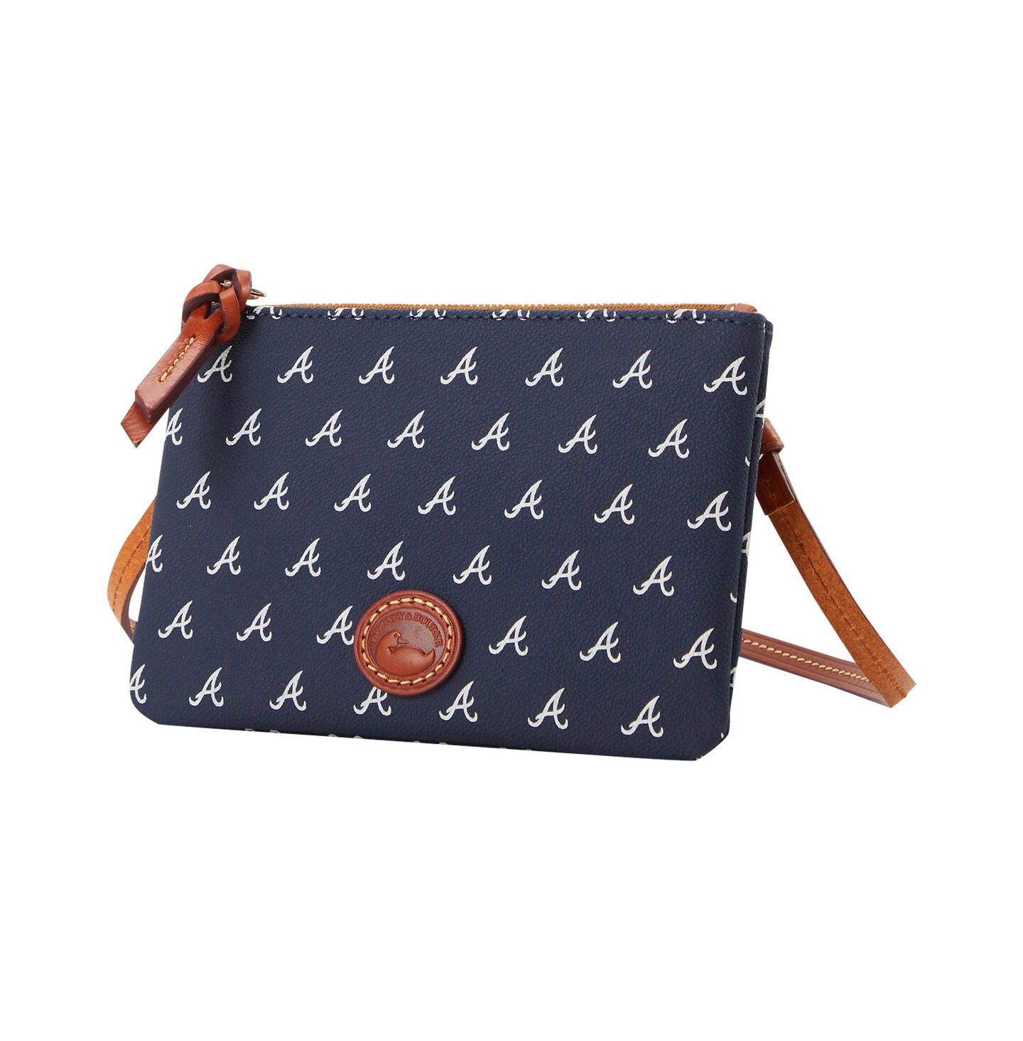 Женская сумка Dooney & Bourke Atlanta Braves Top Zip Crossbody Purse — фото 3