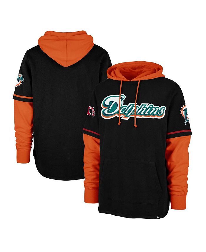 '47 Brand 47 Brand Men's Black Miami Dolphins Throwback Shortstop