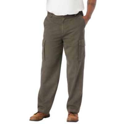 Big & Tall by KingSize Renegade Side-Elastic Waist Cargo Pants