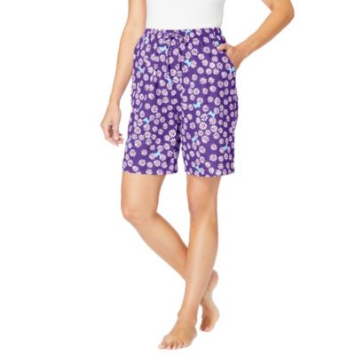 Women's Dreams and Co. Print Pajama Shorts