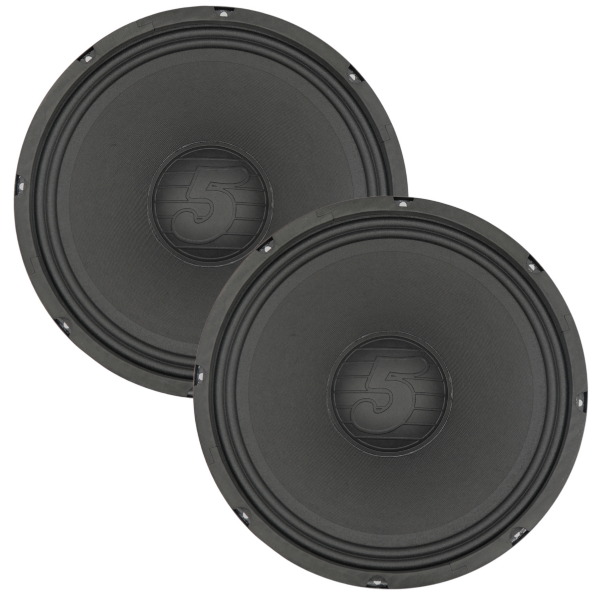 5 Core Speaker Subwoofer Pair 12 Inch Pair Pa Dj Subs 200W Max Pro Audio 8 Ohm 30 Oz Y30 Magnet Subwoofers Powerful Replacement Bass Sub Woofer