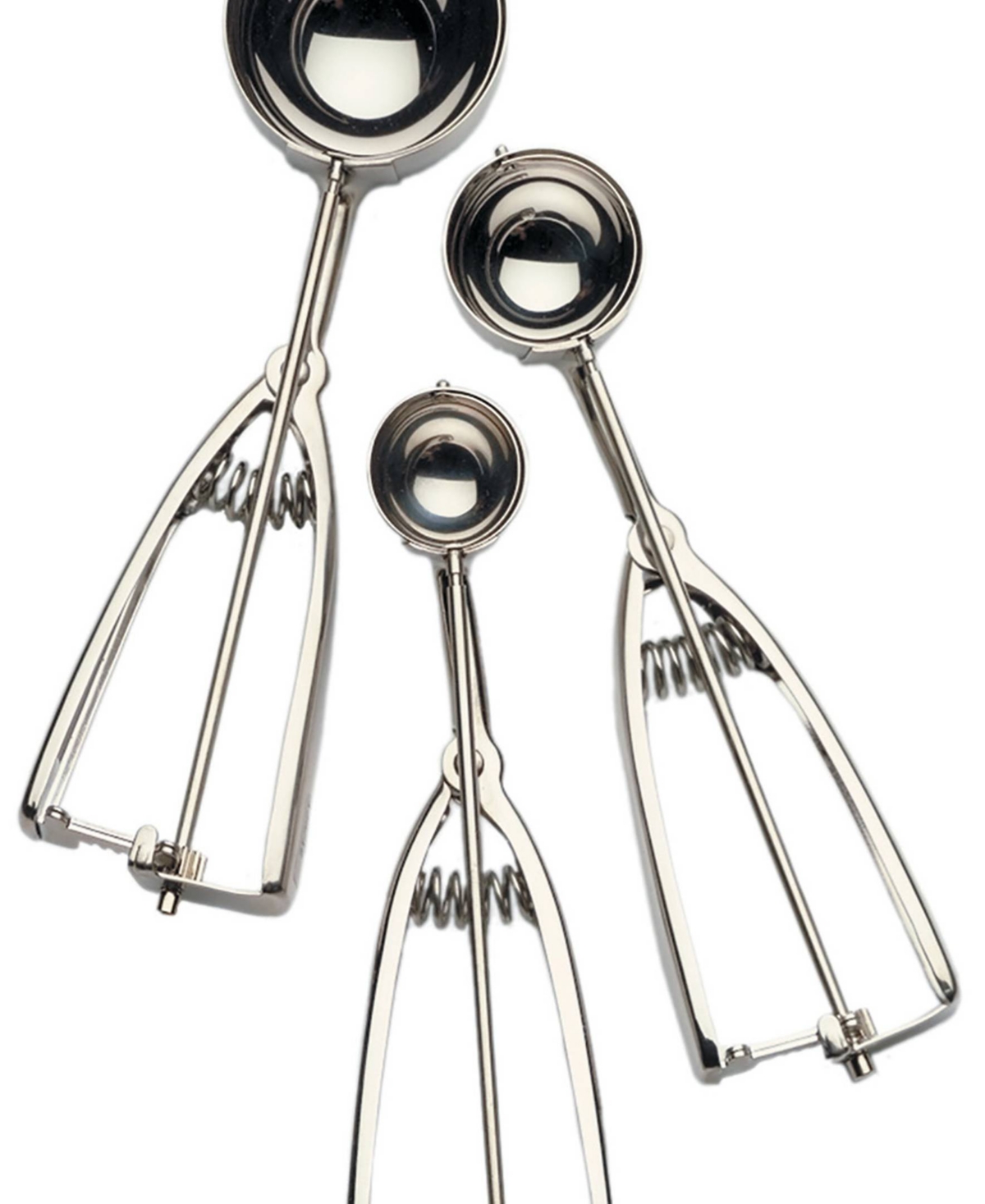 Shop Rsvp International Endurance Stainless Steel 6.5-tbsp 12 Spring Scoop In Gray