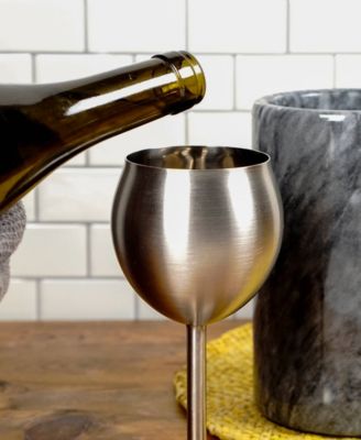 Grey Marble Wine Cooler 4.5" x 7"