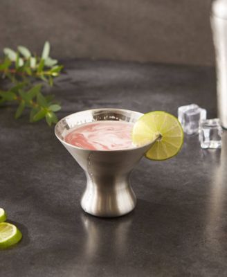 Endurance Stainless Steel Stemless Martini Glass, 4x4x4"