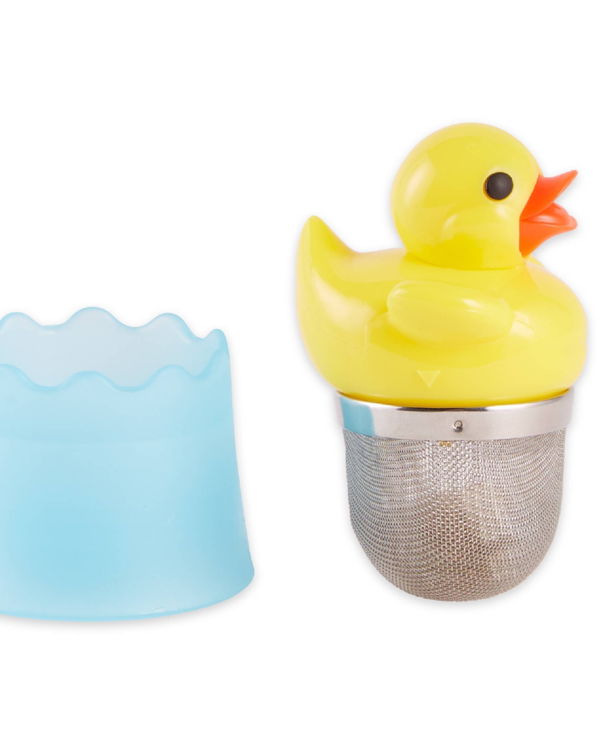 RSVP INTERNATIONAL PLASTIC AND STAINLESS STEEL 2X2X3" DUCKY-FLOATING TEA INFUSER 