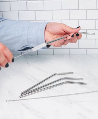 Endurance Stainless Steel 4 Piece 8.5"Straw Set