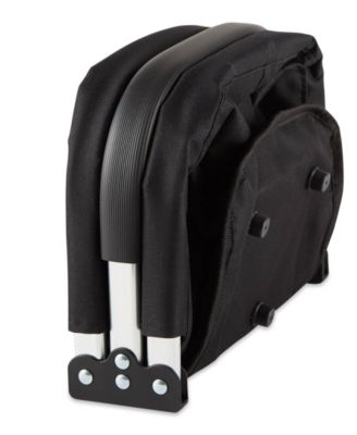 Aluminum Frame 17x11x18" Black Foldable Market Basket