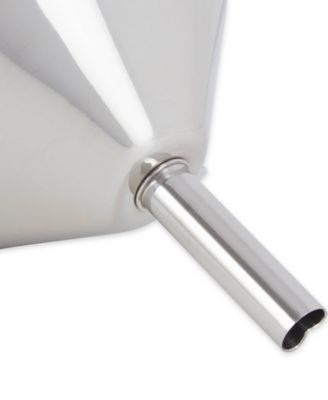 Endurance Stainless Steel 4" x 5" x 4.25" Deluxe Funnel with Removable Filter Set