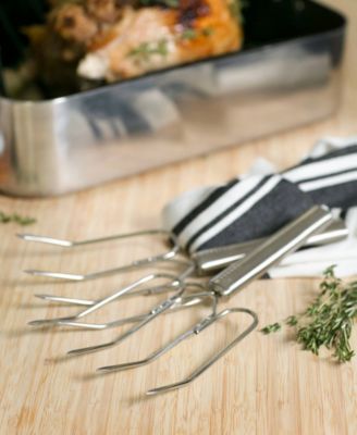 Endurance Stainless Steel 2 Piece 12x5x1" Turkey Lifters -