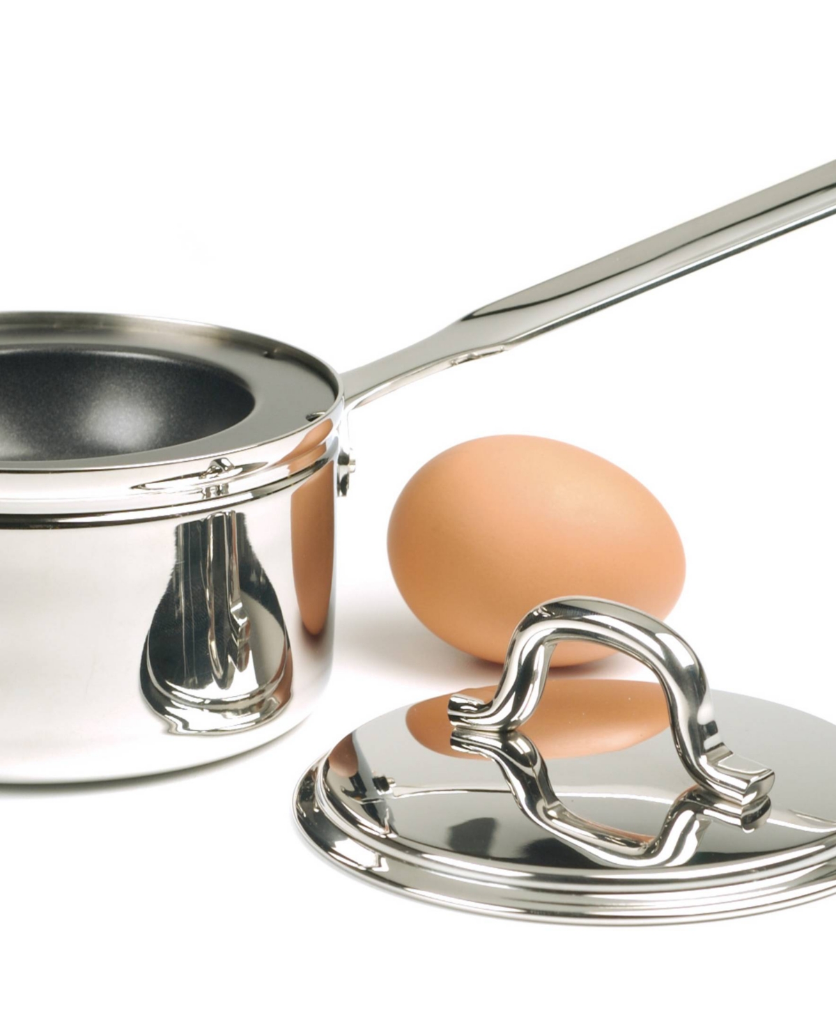 Rsvp International Endurance Stainless Steel Glass Single Egg Poacher Set In Gray
