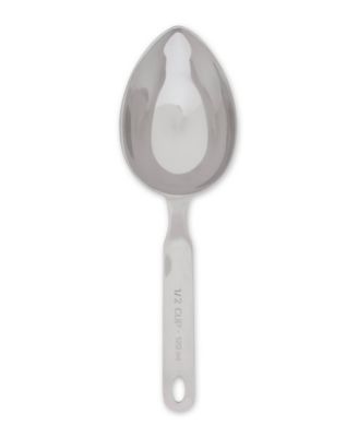 Endurance Stainless Steel 1/2 Cup Single Oval Measuring Scoop
