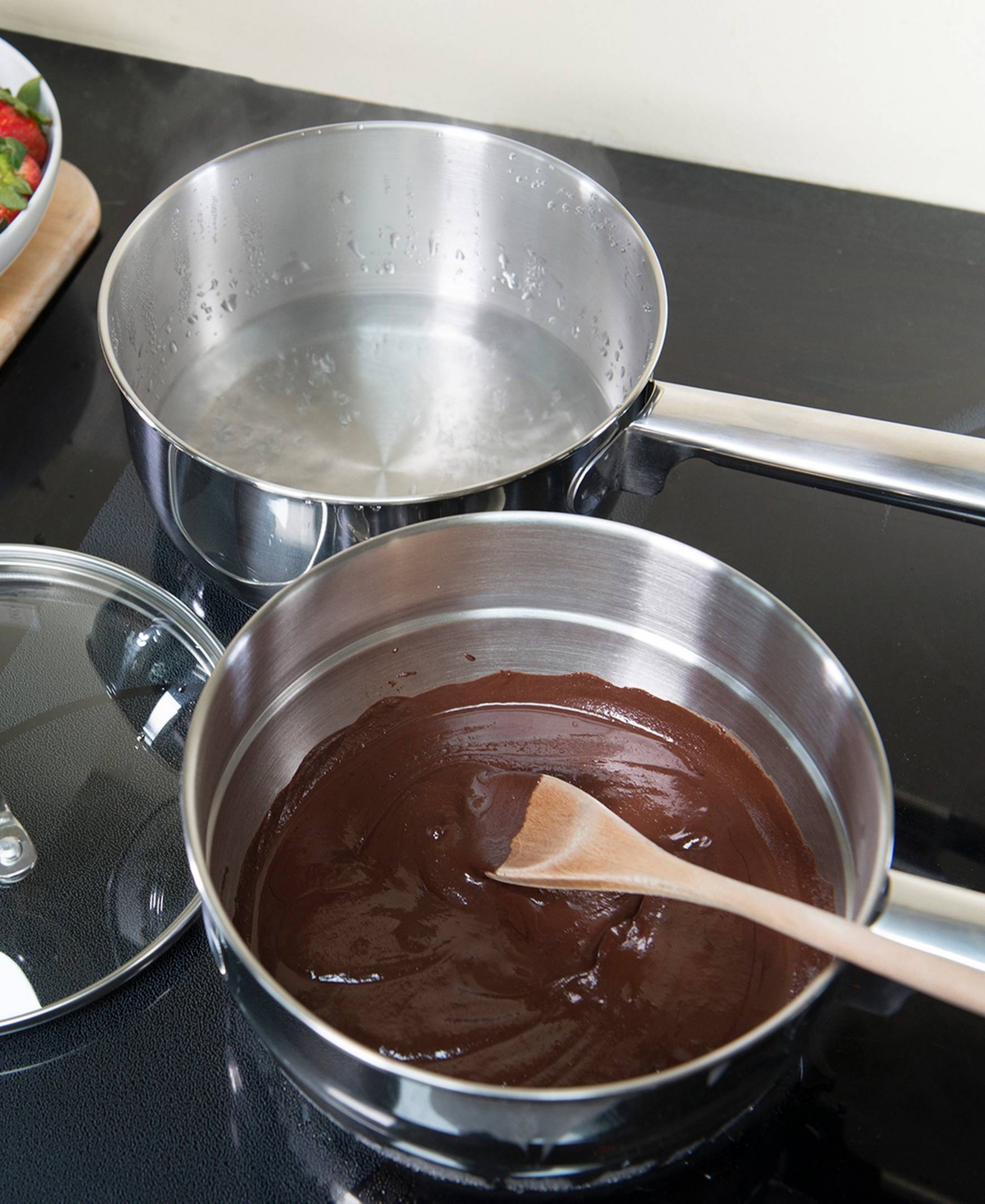 Shop Rsvp International Endurance Stainless Steel 3 Piece 2 Qt Double Boiler In Gray