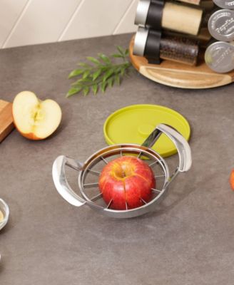 Stainless Steel 7x5" Jumbo Apple Slicer With Cover