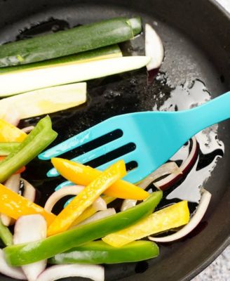 Silicone Coated Steel 11" x 2.25" Ela Series Turquoise Fork