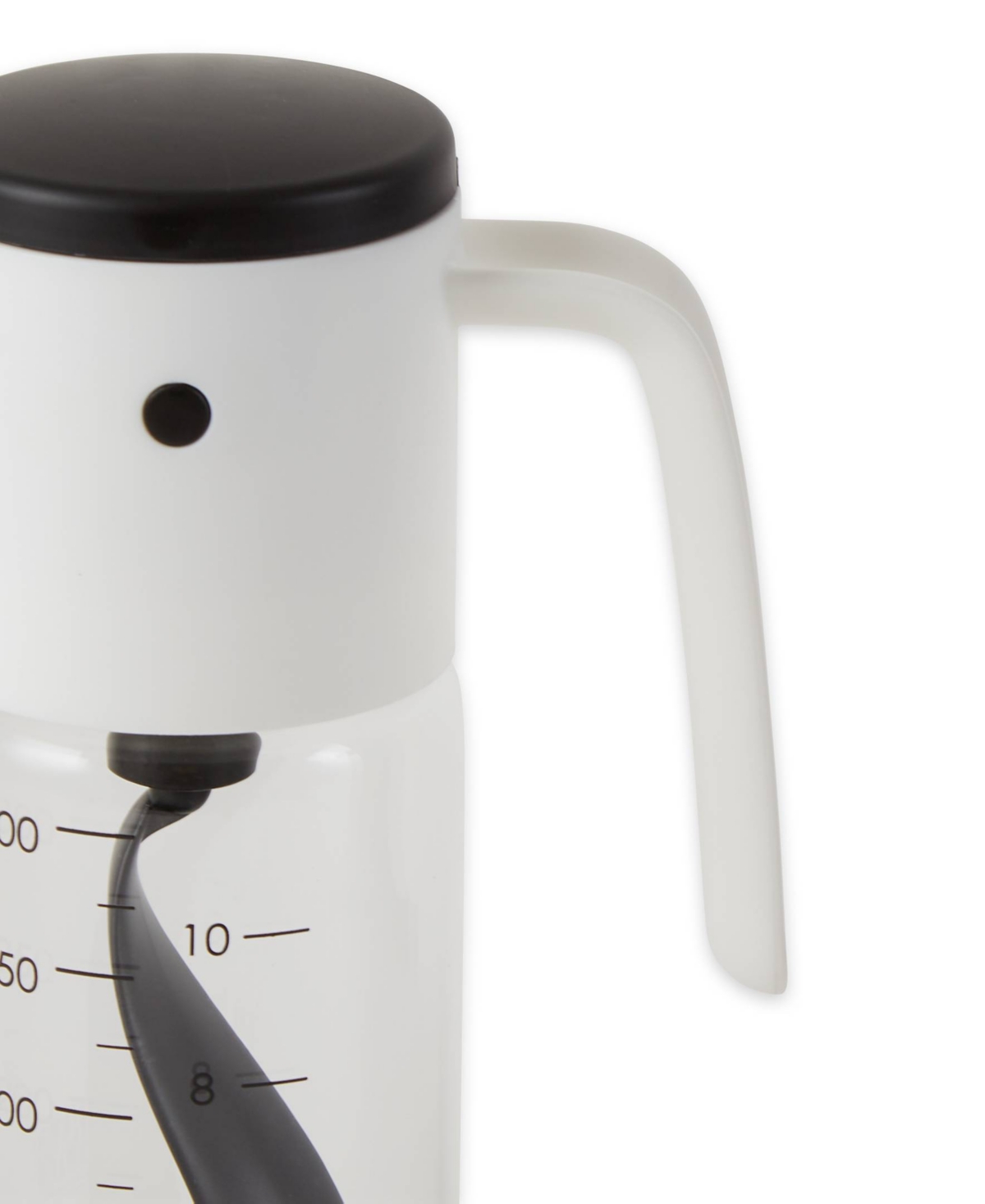 Rsvp International Glass 5x3x7" Salad Dressing Mixer In White