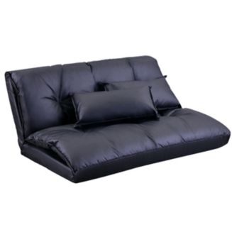 Simplie Fun Lazy Sofa Adjustable Folding Futon Sofa Video Gaming Sofa ...