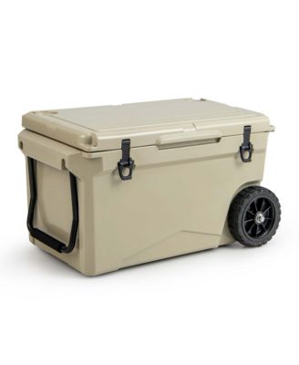 75 Qt Portable Cooler Roto Molded Ice Chest Insulated 5-7 Days