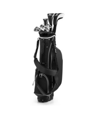 Men's Complete Golf Clubs Package Set 10 Pieces Includes Alloy Driver