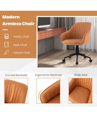 PU Leathaire Home Office Arm Chair Adjustable Swivel