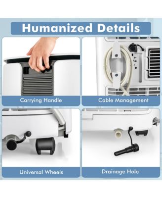 9000 BTU Air Cooler 3 in 1 Portable Air Conditioner w/Fan & Dehumidifier