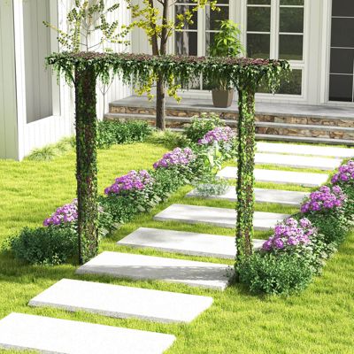 Garden Wedding Rose Arch Pergola Archway Flowers Climbing Plants Trellis Metal