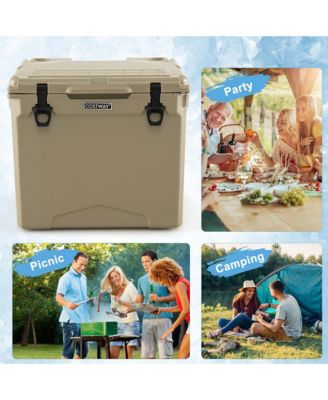 42 Qt Portable Cooler Roto Molded Ice Chest Insulated 5-7 Days