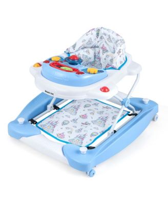 Baby 6 in 1 Walker Adjustable Walker & Activity Center with Music Tray