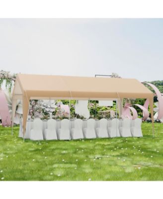 10x20FT Patio Heavy Duty Carport Garage Steel All-Weather Tent Outdoor Shelter