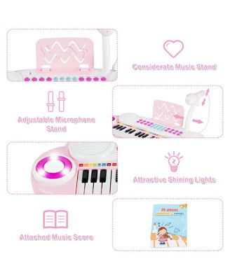 37-Key Toy Keyboard Piano Electronic Musical Instrument