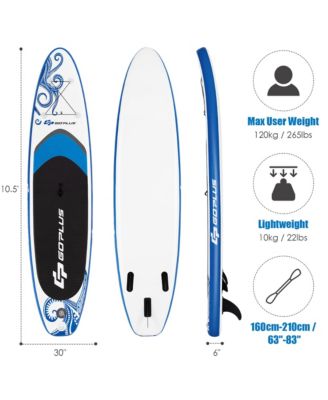 1 pcs 10.5  Inflatable Stand Up Paddle Board SUP Surfboard
