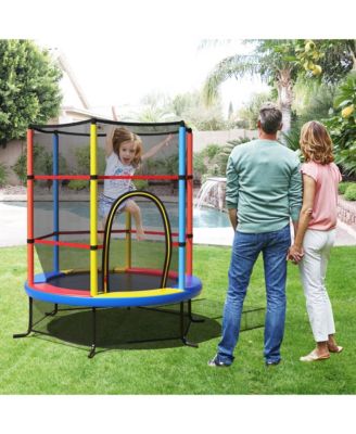 55'' Kids Trampoline Bouncing Jumping Mat Recreational Trampoline