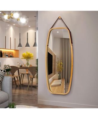 39'' Modern Rectangle Wall Hanging Framed Mirror