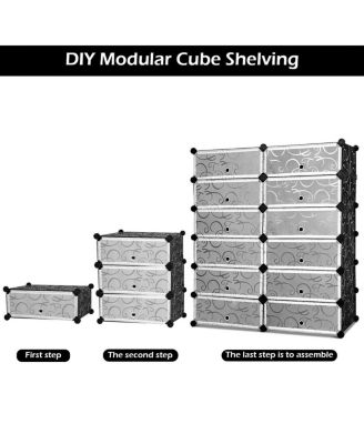 12 Cubic Portable Shoe Rack Shelf Cabinet Storage Closet Organizer