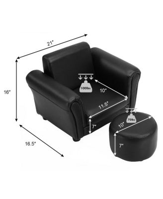 Kids Sofa Armrest Chair Couch Children Toddler Birthday Gift