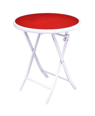 3 PCS Folding Bistro Table Chairs Set Garden Backyard Patio Furniture